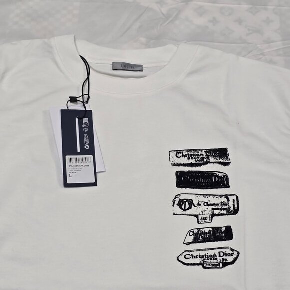 Dior Archives Labels T- Shirt size L - Picture 2 of 5